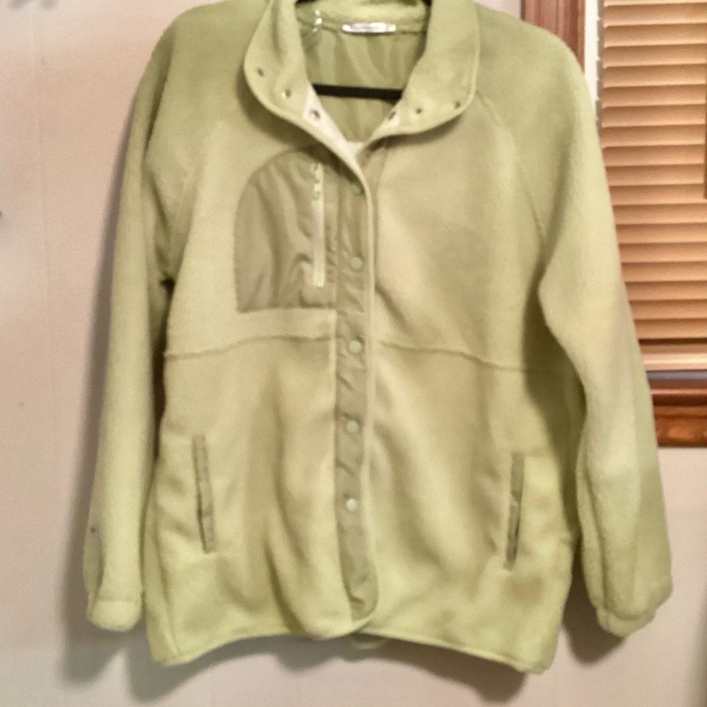 STACATTO FULL SNAP FLEECE JACKET. SIZE (M).